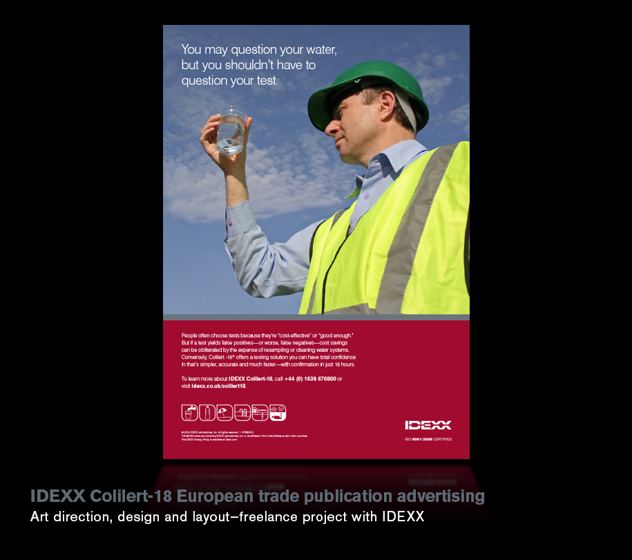 IDEXX Colilert-18 magazine ad