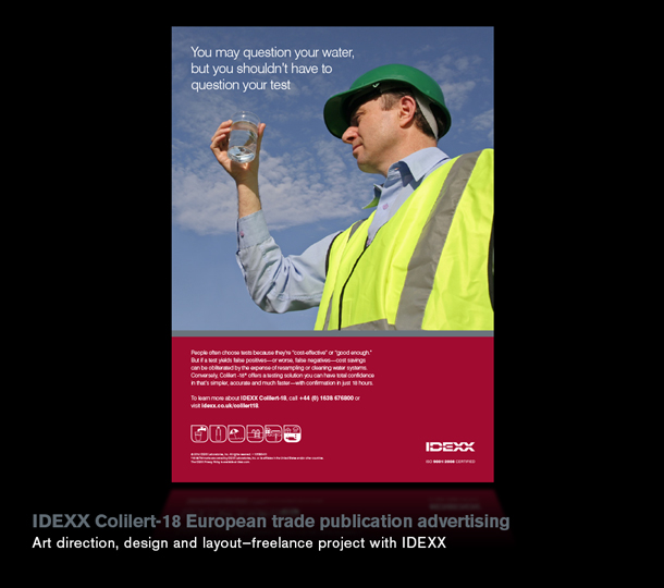 IDEXX Colilert-18 magazine ad